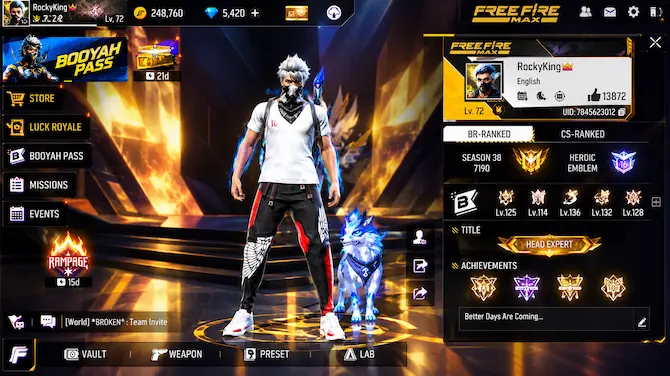 Rocky Axis FF Emote - Features, How It Works, How to Use It